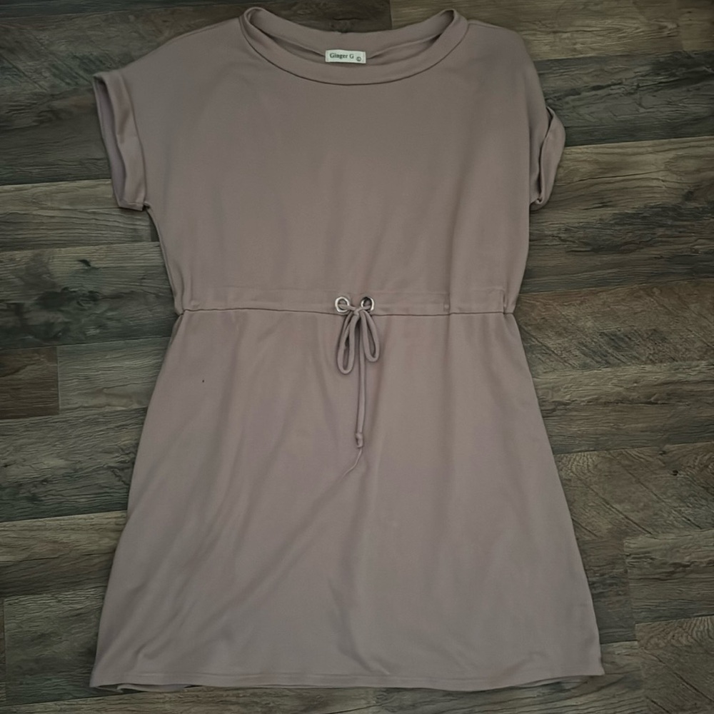 Dusty Rose Swim Cover Up Dress